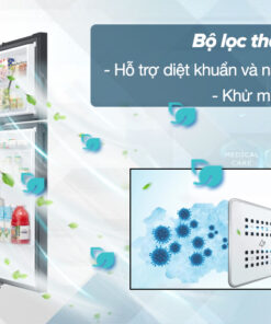 Tủ lạnh Samsung Inverter 305 lít RT31CG5424B1SV - Bộ lọc than hoạt tính khử mùi hiệu quả, giúp bảo quản thực phẩm tươi ngon hơn