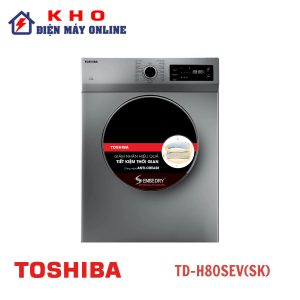 Máy sấy thông hơi Toshiba TD-H80SEV(SK) 7kg cửa ngang 3 TD-H80SEV(SK)
