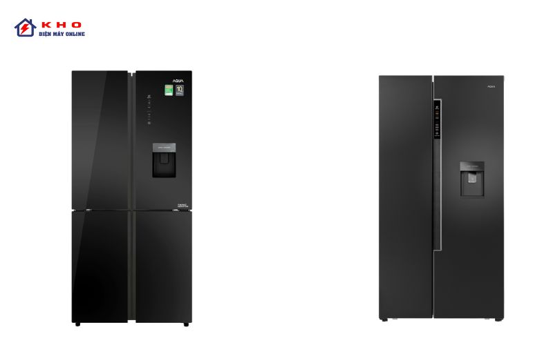 Tủ lạnh Aqua 4 cánh và Side by side