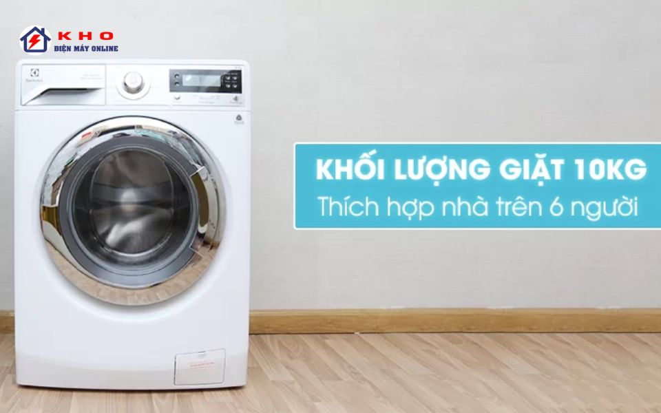 Máy giặt Electrolux 10kg là gì? Phù hợp với gia đình mấy người ? 