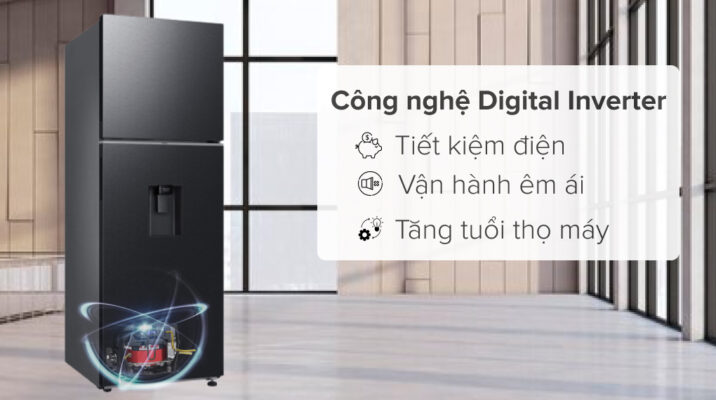 Tủ lạnh Samsung Inverter 345 lít RT35CG5544B1SV - Công nghệ tiết kiệm điện
