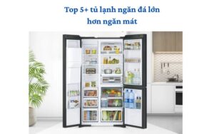 tu lanh ngan da lon hon ngan mat