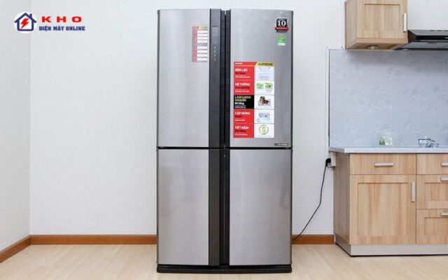 Tủ lạnh Sharp 4 cánh 600 lít