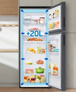 Dung tích tủ lạnh Samsung RT35CB56448C/SV tăng thêm 20L