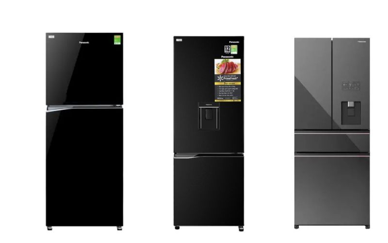 Tủ lạnh Panasonic có 3 loại phổ biến: ngăn đá trên, ngăn đá dưới và Multi Door