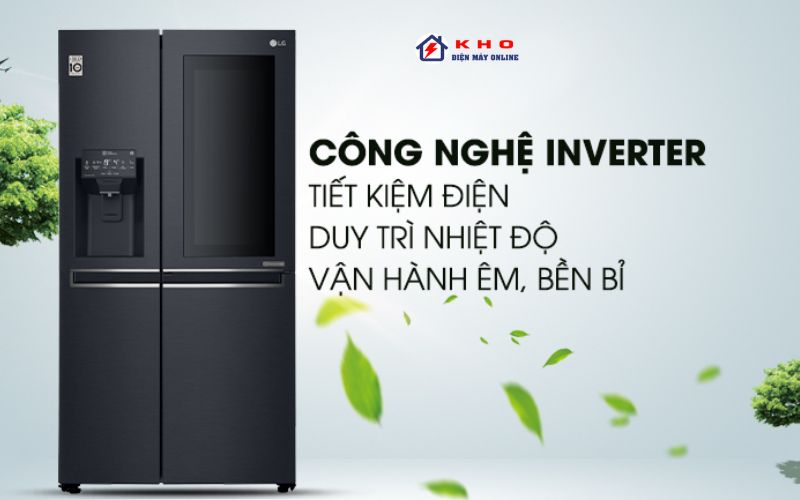 Tủ lạnh LG 3 cánh tiết kiệm điện nhờ công nghệ Inverter