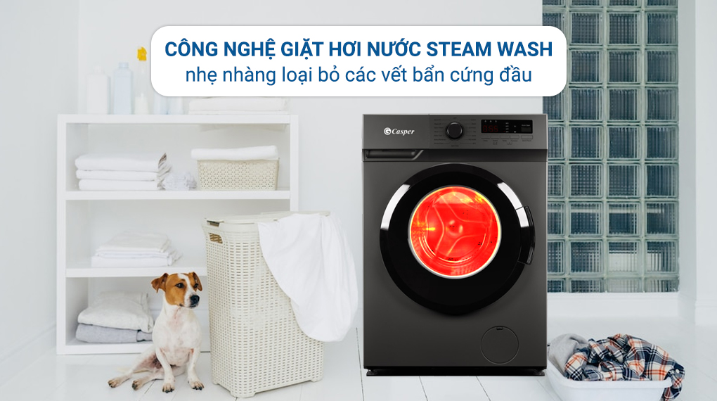 Công nghệ giặt hơi nước thông minh