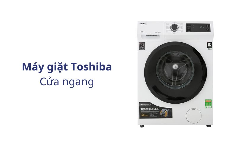Máy giặt Toshiba cửa ngang