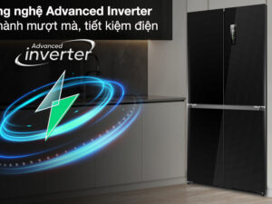 Tủ lạnh Casper Inverter 425 lít Multi door RM-430VBM - Công nghệ tiết kiệm điện