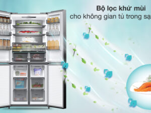 Tủ lạnh Casper Inverter 425 lít Multi door RM-430VBM - Công nghệ kháng khuẩn, khử mùi