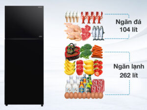 Tủ lạnh Hitachi Inverter 390 lít R-FVY510PGV0 GBK - Dung tích