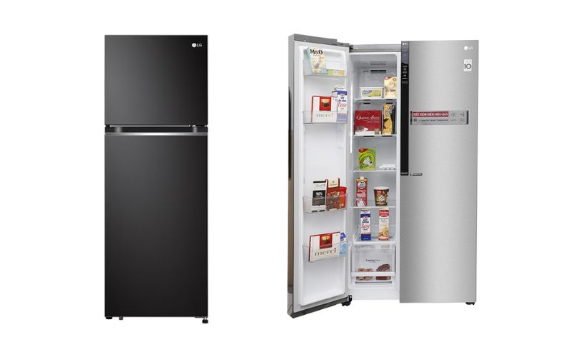 Các loại tủ lạnh LG 2 cánh 
