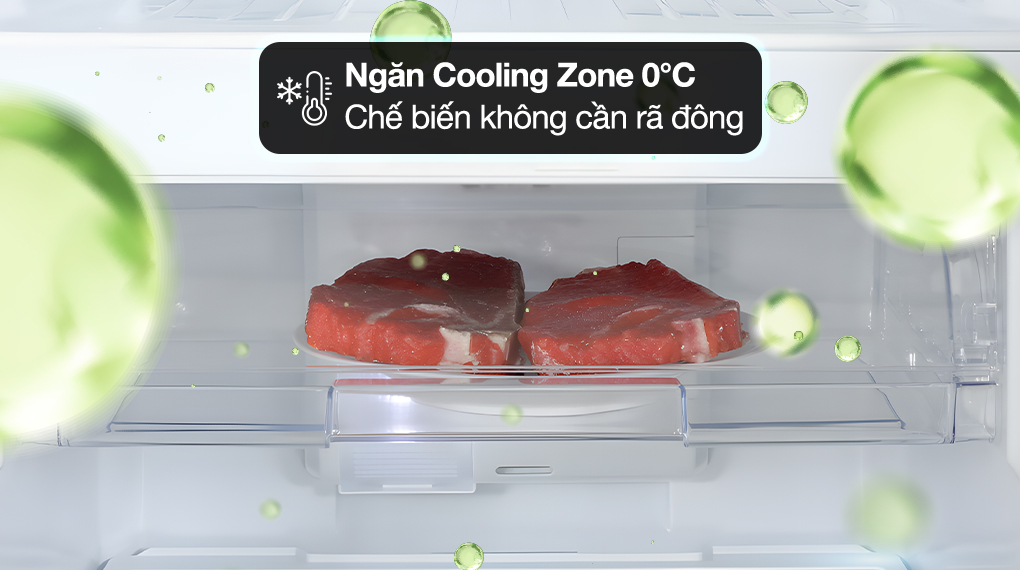 Tủ lạnh Toshiba Inverter 194 lít GR-RT252WE-PMV(52) - Ngăn Cooling Zone 0°C