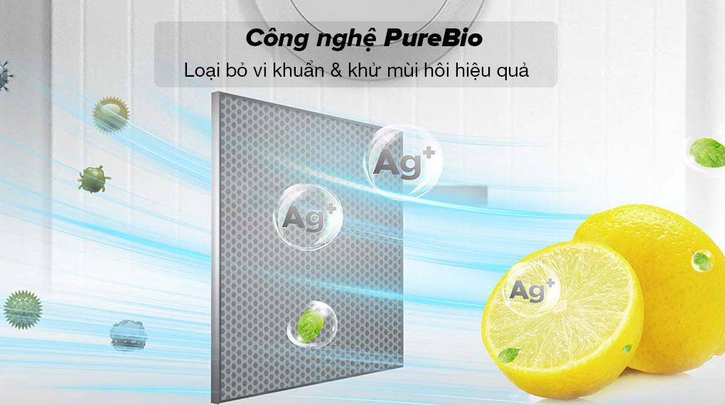 Công nghệ PureBio loại bỏ vi khuẩn, mùi hôi thực phẩm hiệu quả