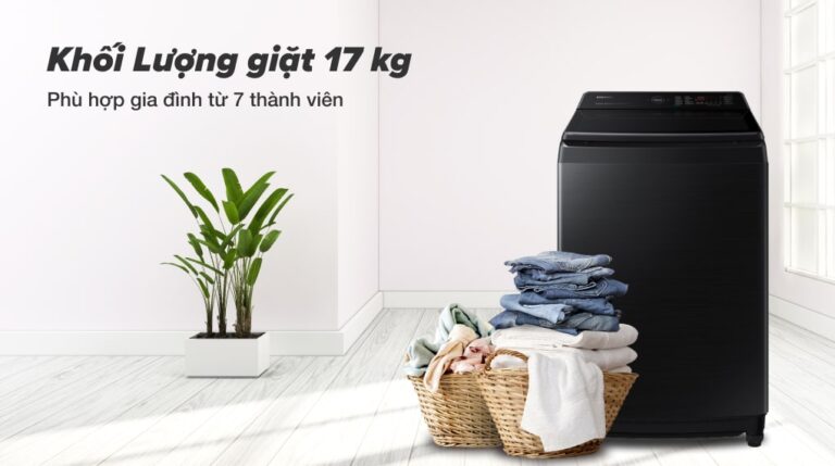 Máy giặt Samsung 17 kg WA17CG6886BVSV - Khối lượng giặt