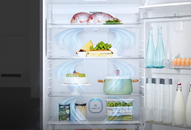 Luồng khí lạnh đa chiều - Tủ lạnh LG Inverter 475 lít GN-D602BL