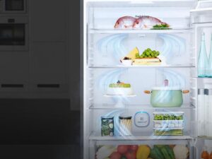 Hệ thống khí lạnh đa chiều giúp làm lạnh toàn bộ thực phẩm
