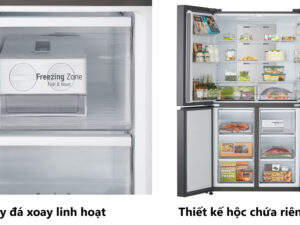 ngăn kệ Tủ lạnh LG Inverter 470 lít Multi Door GR-B50BL