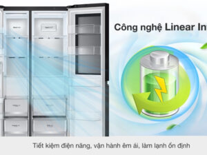 Tủ lạnh LG Inverter 655 lít Side By Side InstaView Door-in-Door GR-V257BL - Công nghệ tiết kiệm điện