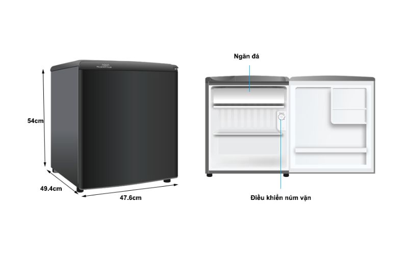 Chọn kích thước tủ lạnh mini phù hợp
