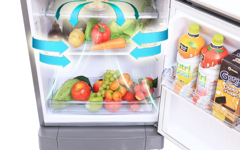 Tủ lạnh Jumbo trang bị công nghệ làm lạnh đa chiều giữ thực phẩm tươi ngon