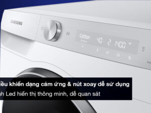 Máy giặt Samsung AI Ecobubble Inverter 12 kg WW12CGP44DSHSV - Thiết kế