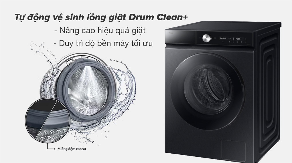 Máy giặt Samsung Inverter 12 kg WW12CB944DGBSV - Tiện ích