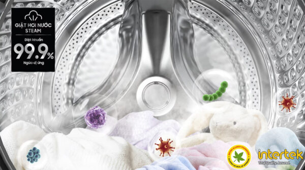 Máy giặt Samsung AI Ecobubble Inverter 11 kg WW11CGP44DSHSV - Giặt hơi nước diệt khuẩn, bảo vệ sức khỏe người dùng tối ưu