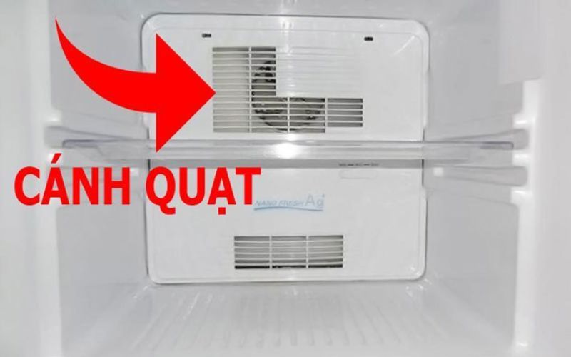 Quạt gió tủ lạnh Hitachi bị hỏng 