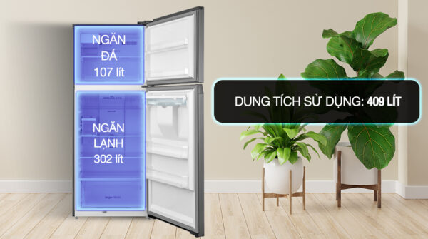 Tủ lạnh Toshiba Inverter 409 lít GR-RT535WEA-PMV(06)-MG - Thiết kế