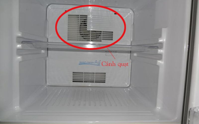 Cách tháo quạt gió tủ lạnh Sharp