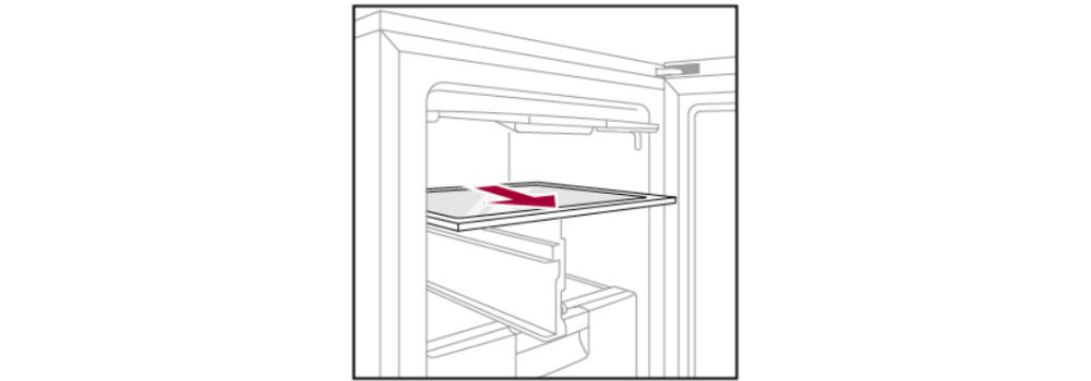 Cách tháo ngăn đá tủ lạnh LG Inverter