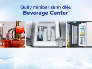 Tủ lạnh Samsung Inverter 648 lít Multi Door Bespoke RF59CB66F8S/SV - Quầy minibar hiện đại 