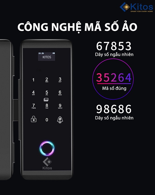 Tinh nang ma so ao Kitos KT GL60 Plus