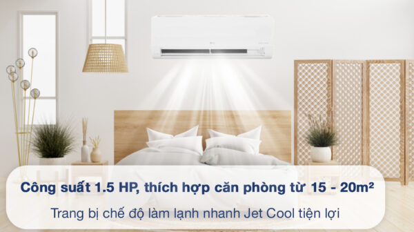 Máy lạnh LG Inverter 1.5 HP V13WIN1 - công suất