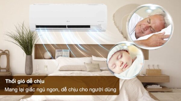 Máy lạnh LG Inverter 1.5 HP V13WIN1 - Thổi gió dễ chịu mang lại giấc ngủ ngon cho người dùng