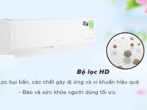 Máy lạnh TCL Inverter 1 HP TAC-09CSD/XAB1I - Bộ lọc HD lọc bụi bẩn, vi khuẩn và các chất gây dị ứng cho bầu không khí luôn trong lành