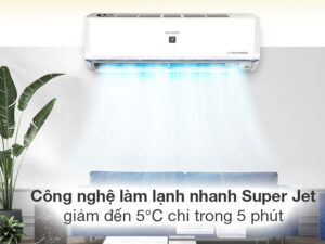 Máy lạnh Sharp Inverter 1 HP AH-XP10BSW - Công nghệ làm lạnh