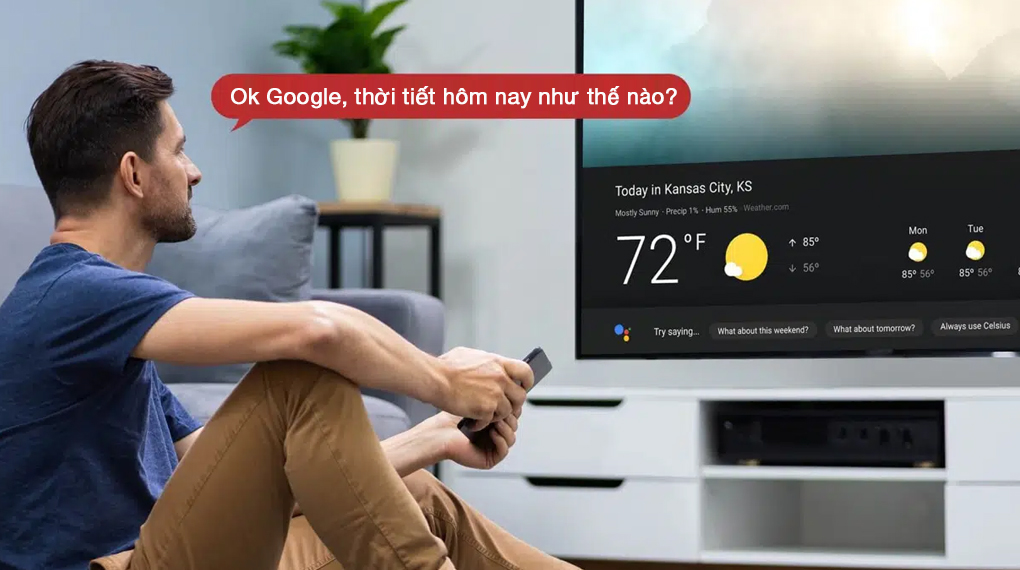 Google Tivi QLED TCL 4K 65 inch 65Q646 - Tiện ích