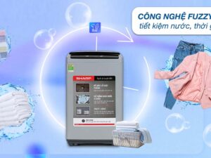 Máy giặt Sharp 7.5 Kg ES-Y75HV-S - Công nghệ giặt