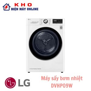 Máy sấy bơm nhiệt LG DVHP09W 9kg cửa ngang 3 DVHP09W