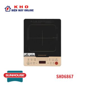 Bếp từ đơn Sunhouse SHD6867 lắp dương 1 vùng nấu 3 SHD6867