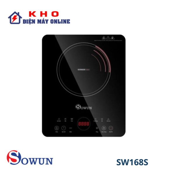 Bếp từ đơn Sowun SW168S lắp dương ( tặng kèm nồi inox )