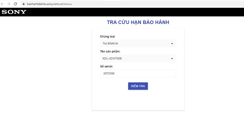 Cách kích hoạt bảo hành tivi Sony và kiểm tra thời hạn bảo hành