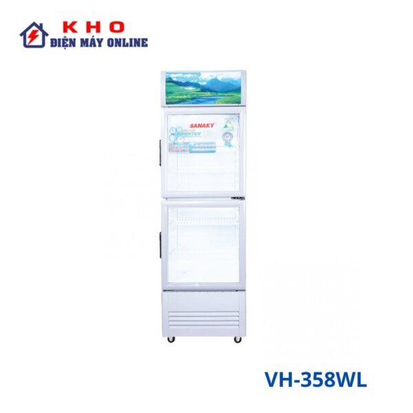 Tủ mát Sanaky VH-358WL | 290L 2 cánh dàn nhôm