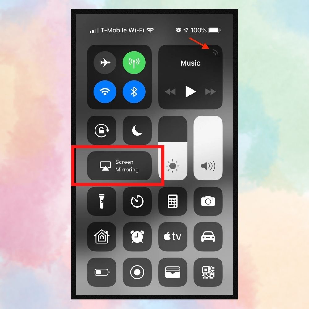 Cách chia sẻ màn hình từ iPhone lên tivi Sony bước 2 Cách chia sẻ màn hình từ iPhone lên tivi Sony bước 2