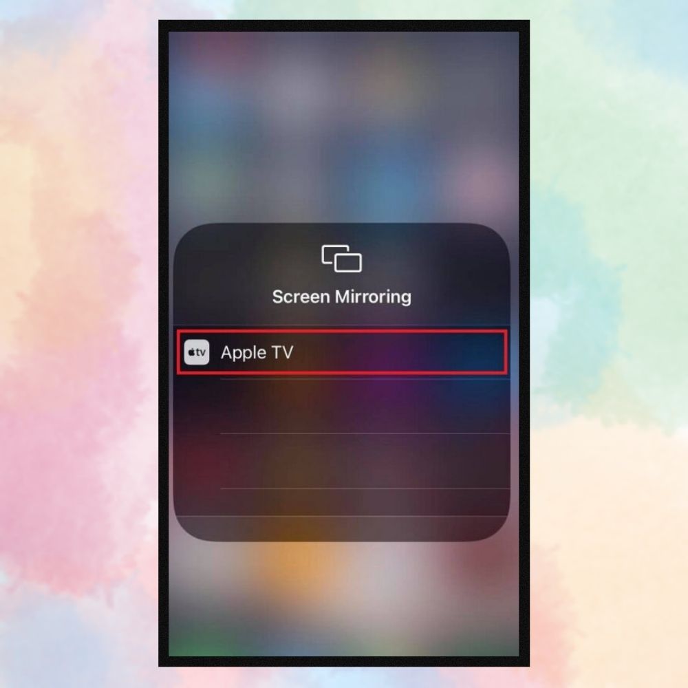 Cách chia sẻ màn hình từ iPhone lên tivi Sony bước 3 Cách chia sẻ màn hình từ iPhone lên tivi Sony bước 3