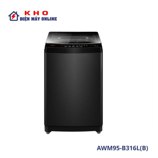 Máy giặt Aqua AWM95-B316L(B) | 9.5kg Inverter cửa trên