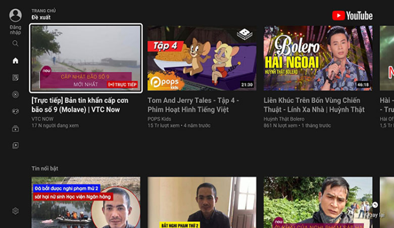 Cách kết nối điều khiển giọng nói trên tivi TCL qua Youtube 4 Điều khiển tivi TCL bằng giọng nói: Kết quả