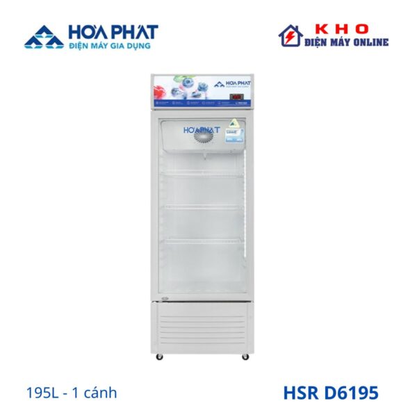 Tủ mát Hòa Phát HSR D6195 195 lít 1 cánh 1 ngăn mát